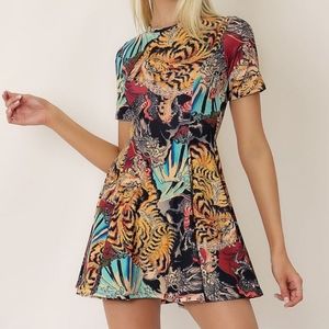 Blackmilk Eye of the Dragon Evil Tee Dress XL